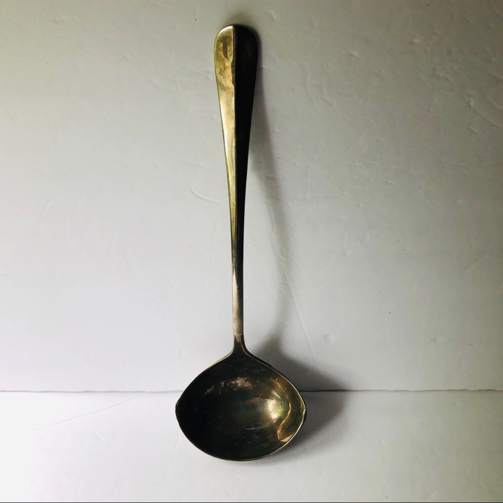 International Silver Plate 13” Punch Bowl Ladle